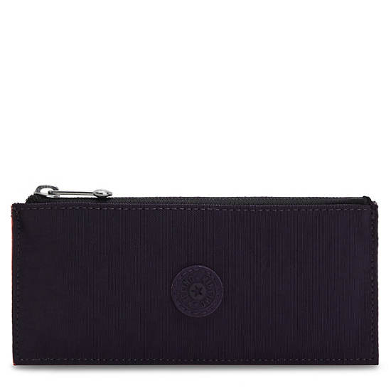 Kipling Brion Card Case Taske Blå Rød Sølv | DK 2048RV